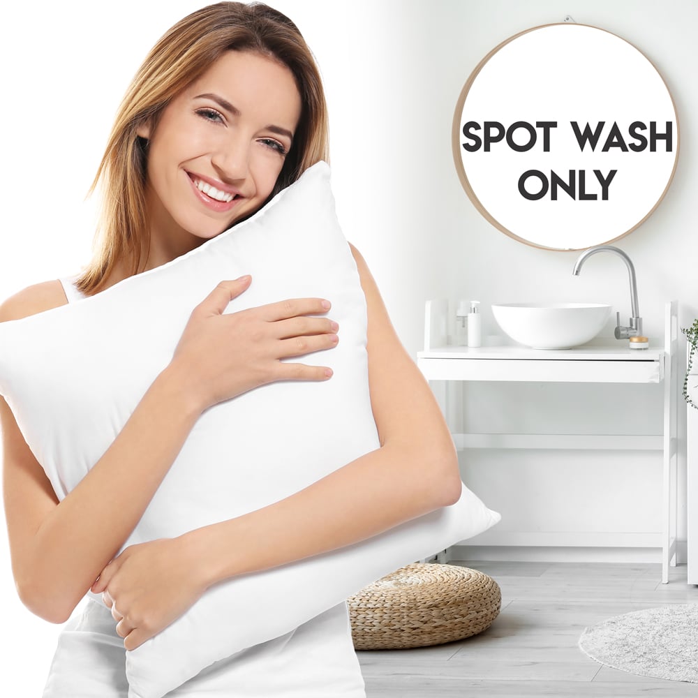 12x20 Throw Pillow - 2 PCS Luxurious Premium Pillow with Reversible Cover Microsuede/Microplush Fabric. Forever Fluffy, Outstanding Beauty & Support. Soft & Beyond Comfortable