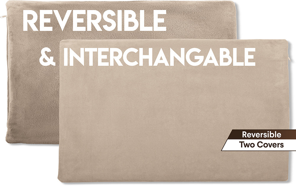 12x20 Throw Pillow - 2 PCS Luxurious Premium Pillow with Reversible Cover Microsuede/Microplush Fabric. Forever Fluffy, Outstanding Beauty & Support. Soft & Beyond Comfortable