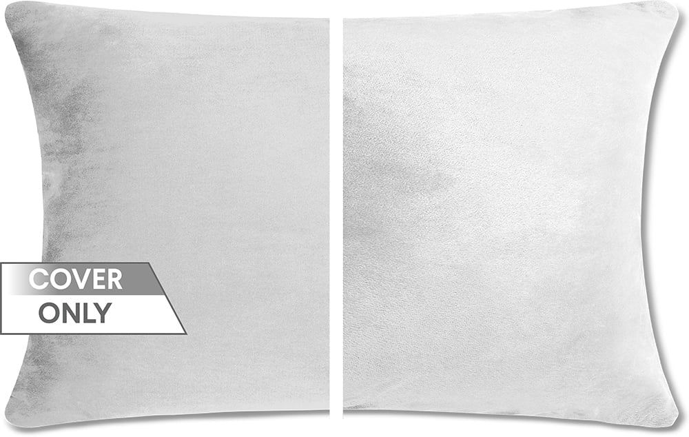 12x20 Throw Pillow - 2 PCS Luxurious Premium Pillow with Reversible Cover Microsuede/Microplush Fabric. Forever Fluffy, Outstanding Beauty & Support. Soft & Beyond Comfortable
