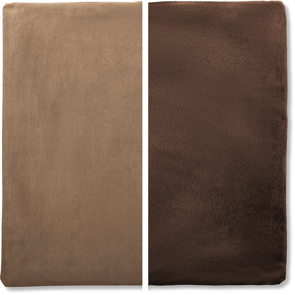 16x16 Throw Pillow - 2 PCS / 4 Sided Luxurious Premium Pillow with Reversible Cover Microsuede/Microplush Fabric. Forever Fluffy, Outstanding Beauty & Support. Soft & Beyond Comfortable